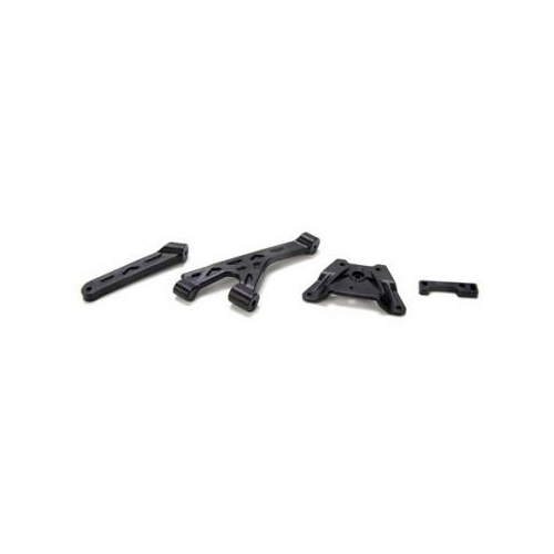 Losi Chassis Brace & Spacer Set - 3: 10-T - Losb2278