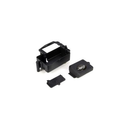 Losi Radio Tray W/Switch Cvr Blnk & Rx Cvr: Ten-Scte - Losb2359