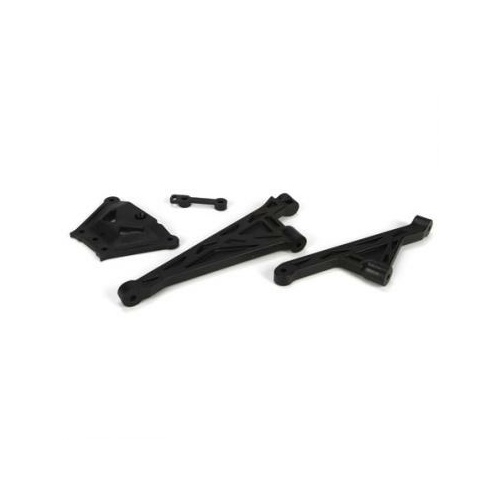 Losi F&R Chassis Brace & Spacer Set: 5Tt - Losb2558