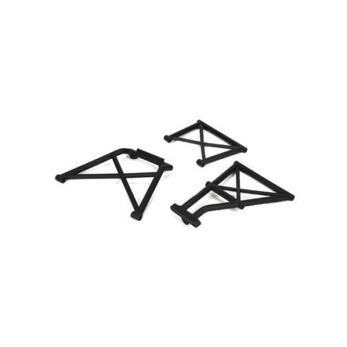 Losi Rear Bumper Brace Set - 3: 5Ive-T - Losb2576
