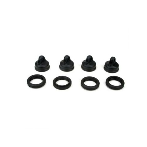 Losi Shock Adjuster Nut & Cap - 4:Lst2, Aft, Mug, Mgb - Losb2815