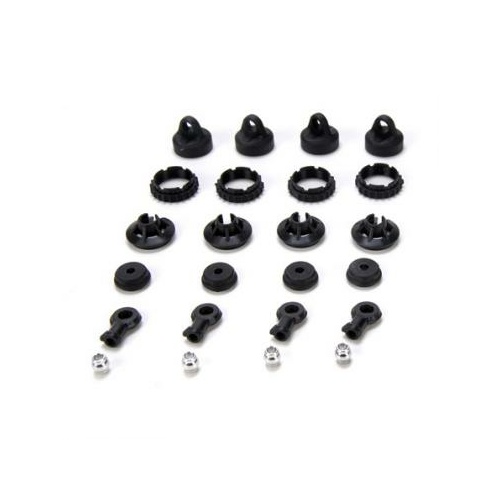 Losi Shock Plastics Set - 4: 10-T - Losb2904