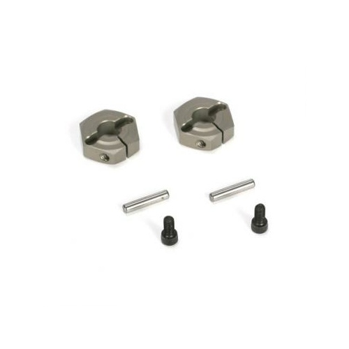 Losi Aluminium Wheel Clamp Hex - 2 Suit Ten-Scte - Losb3493