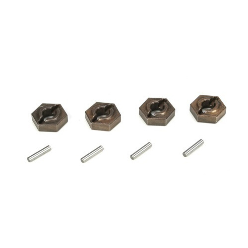 Losi Wheel Hex - 4 W/Pins: Ten-Scte - Losb3495