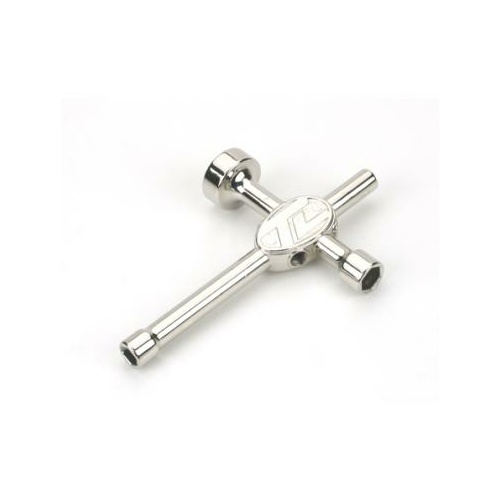 Losi 4-Way Wrench Steel 17MM, 10Mm, 8Mm, 1/4 - Losb4603