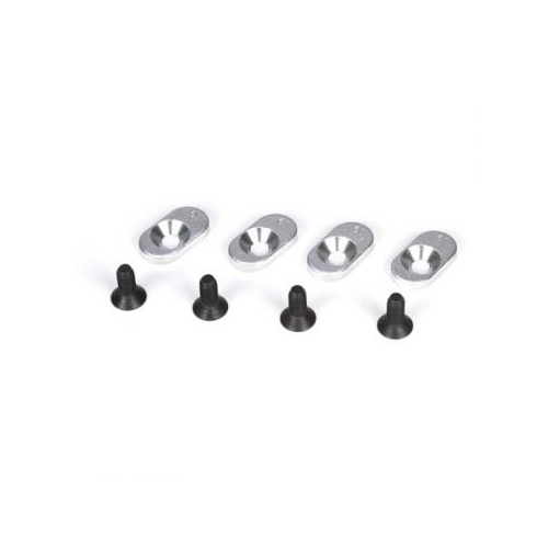 Losi Engine Mount Inserts & Screw, 20T - 4: 5-T - Losb5802