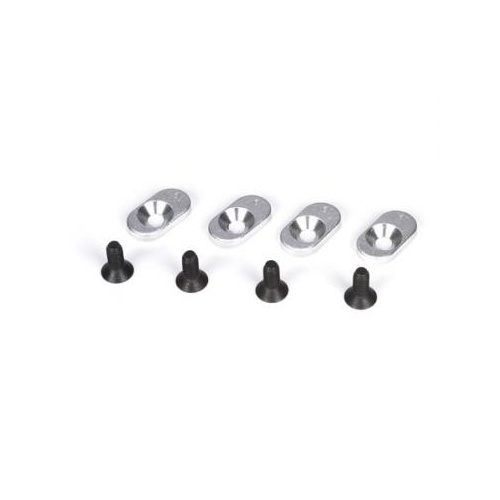 Losi Engine Mount Inserts & Screw, 19.5/58 - 4: 5-T - Losb5804