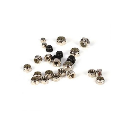 Losi Lock Nut Asst. 3,4,5,6Mm - 24: 5Ive-T - Losb6590