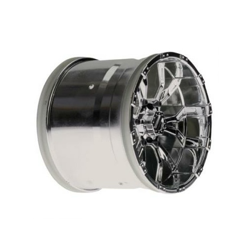 Losi 420 Series Force Wheel W/Cap, Chrome: Universal- 2 - Losb7012