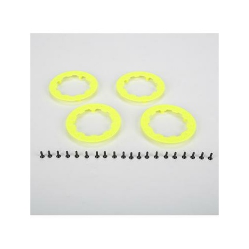 Losi Beadlock Rng W/ScRWoodland Scenics, Flouro Yellow, Sct-E - Losb7024
