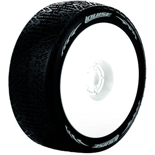B-Phantom 1/8 Buggy Soft White Rim Tyres