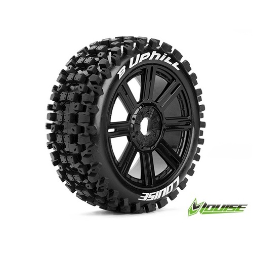 ####B-Uphill 1/8th Buggy Tyre BLK/spoke (LT3271SB)