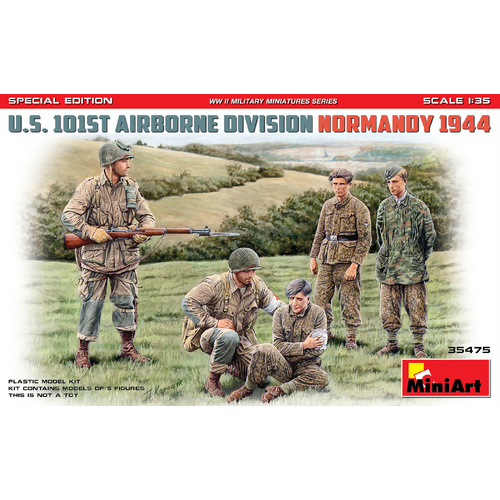 MiniArt 1/35 U.S. 101st Airborne Division (Normandy 1944). Special Edition Plastic Model Kit