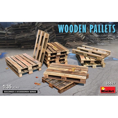 MiniArt 1/35 Wooden Pallets Plastic Model Kit