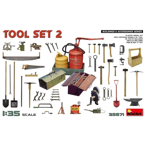 MiniArt 1/35 Tool Set #2 Plastic Model Kit
