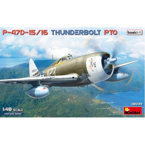 MiniArt 1/48 P-47D-15/16 Thunderbolt. PTO. Basic Kit Plastic Model Kit