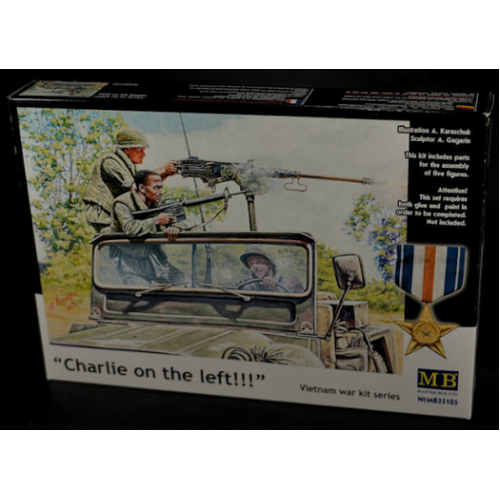 Master Box 1/35 Charlie on the left!!! Vietnam war kit series Plastic Model Kit