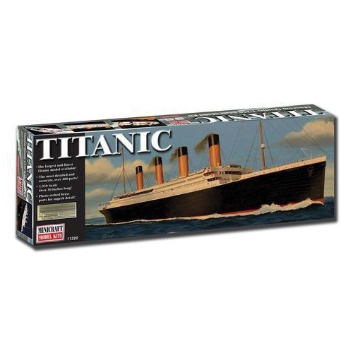 Minicraft 11320 1/350 Deluxe RMS Titanic with photo-etched parts Plastic Model Kit