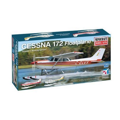 Minicraft 11685 1/48 Cessna 172 Floatplane with Marking Option Plastic Model Kit