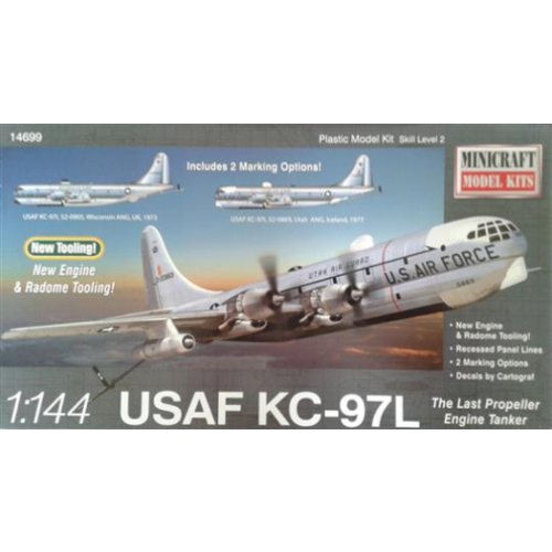 Minicraft 14699 1/144 KC-97L USAF with 2 marking options Plastic Model Kit