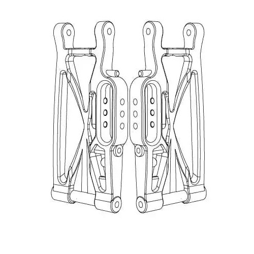 MJX Rear Lower Swing Arm