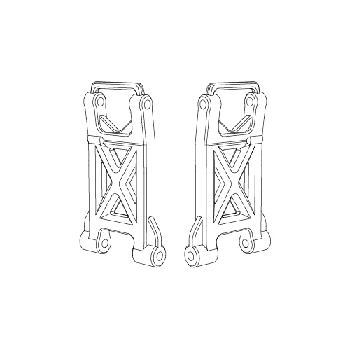 MJX Rear Lower Suspension Arms [14250]