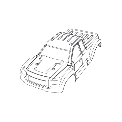 MJX 16209 Body shell [1601D]