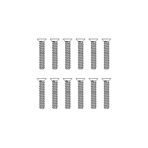 MJX Countersunk Flat Head Screws (12pcs) [M26125]