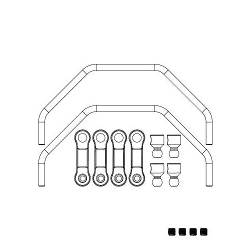 MJX Front / Rear Anti-Roll Bar
