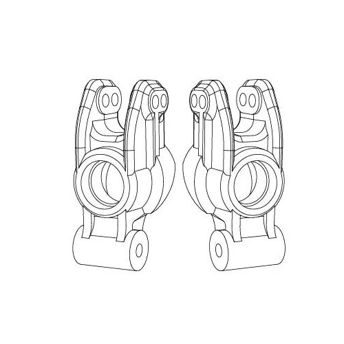 MJX Rear Hub Carrier
