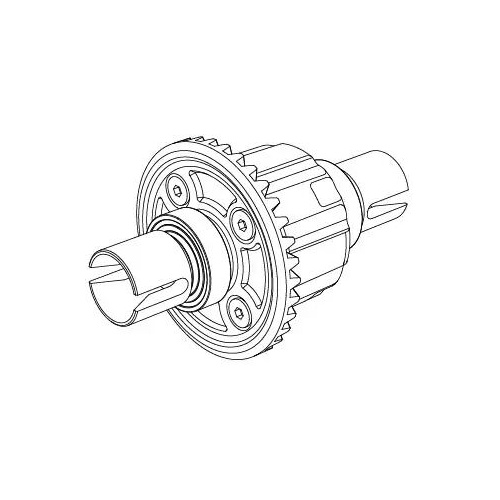 MJX Rear Differential Assembly