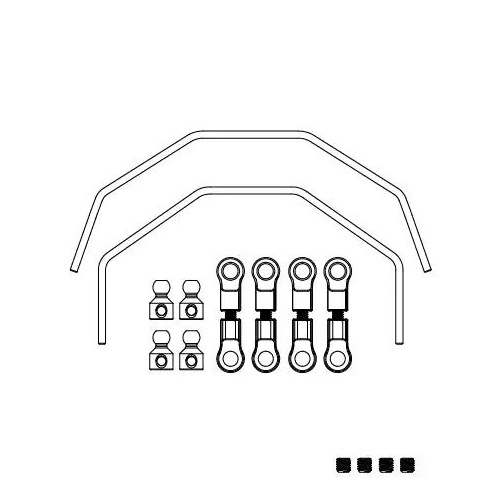 MJX Front/Rear Anti - Roll Bar [7303]