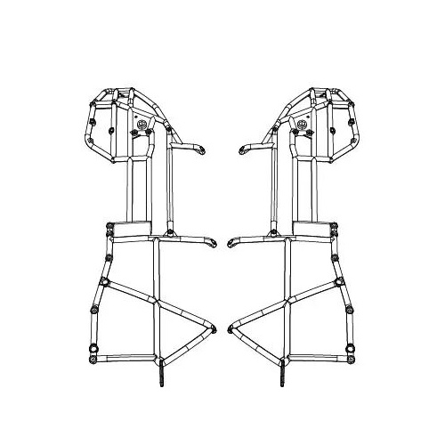 MJX Left & Right Side Frame Rails