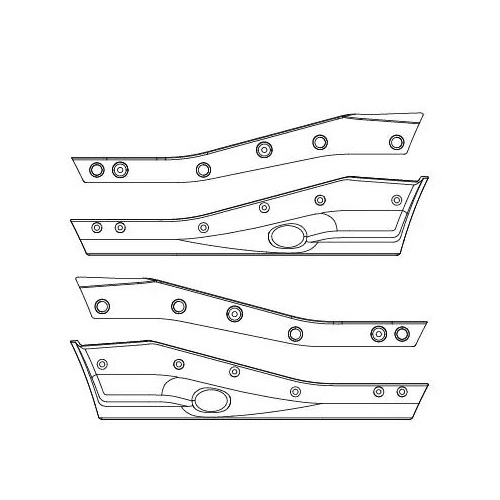 MJX Left & Right Side Guards