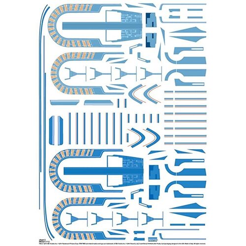 AMT 1/1000 Star Trek U.S.S. Excelsior Aztec Decal Set
