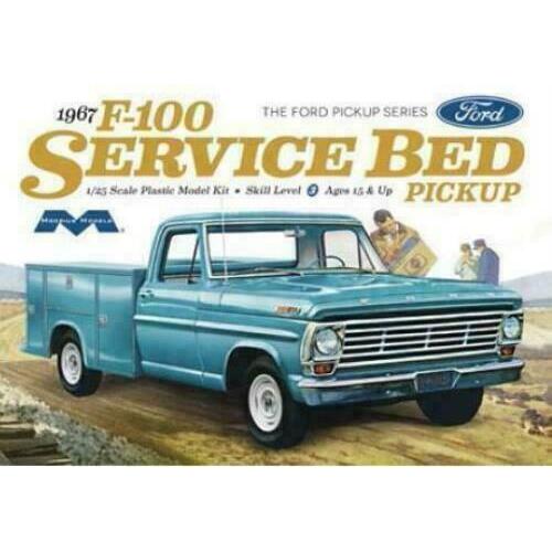 Moebius 1/25 1967 Ford F100 Service Bed Truck Plastic Model Kit
