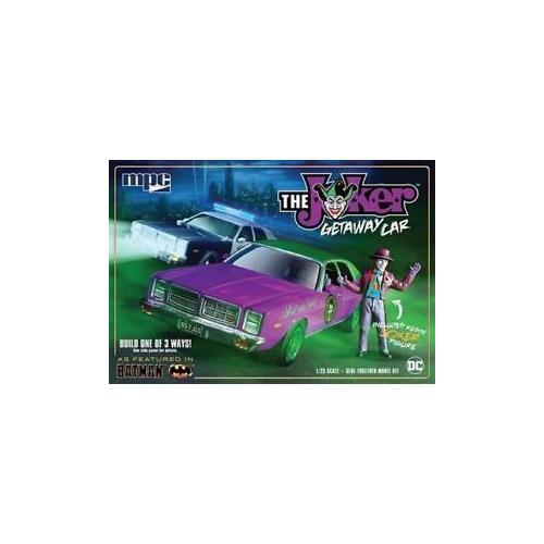 MPC 1/25 Batman The Joker Getaway Car Dodge Monaco w/Joker Figure Plastic Model Kit