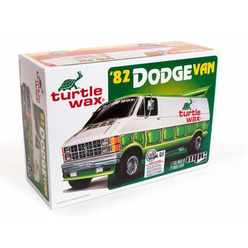 MPC 1/25 1982 Dodge Van Custom (Turtle Wax)  Plastic Model Kit