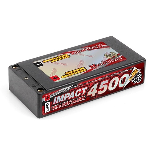 MUCH MORE IMPACT LCG HV FD4 4500MAH/7.6V 130C SHORTY FLAT HARD CASE - MR-MLSG-STLCGHV4500