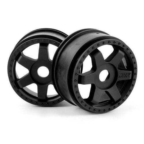 Maverick QuantumR Race Truck Wheel (Black/2pcs) [150295]