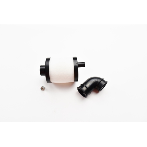 C.Y. 1/8 Air Filter (Black ) + Short Black elbow
