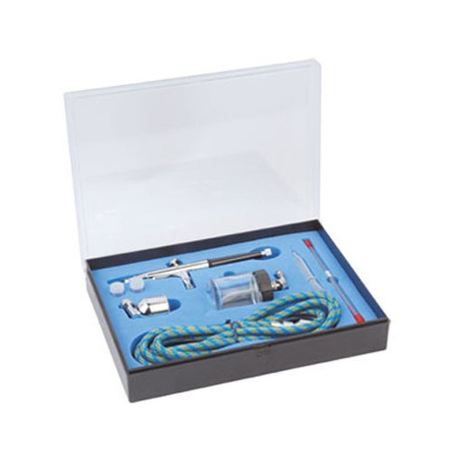 DUAL FEED AIRBRUSH SET WITH HOSES - GRAVITY 7CC OR SUCTION FEED - NHDU-32K