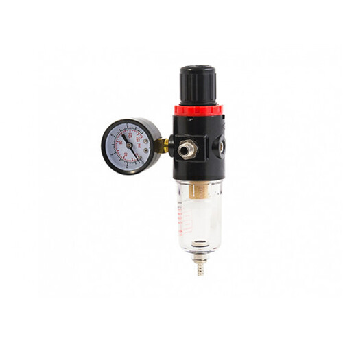 MINI AIR COMPRESSOR INLINE PRESSURE REGULATOR AND WATER TRAP NHDU6OZ