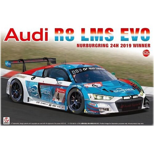 NuNu 1/24 Audi R8 LMS EVO 24hNurburgring 2019 Winner Plastic Model Kit [24026]