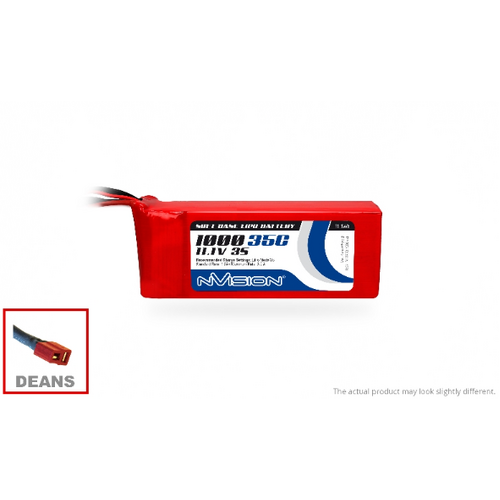 LiPo 1000mAh 3S 11.1V 35C (Deans plug)