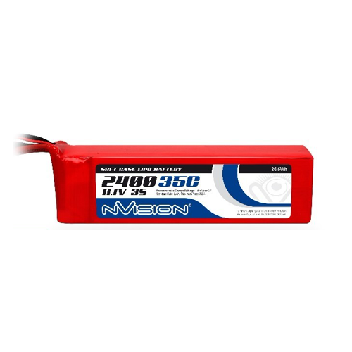 LiPo 2400mAh 3S 11.1V 35C (EC3 plug)