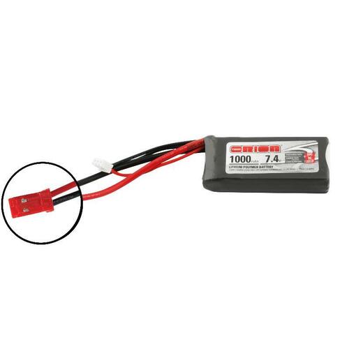 Team Orion LiPo 1000 2S 7.4V 50C JST