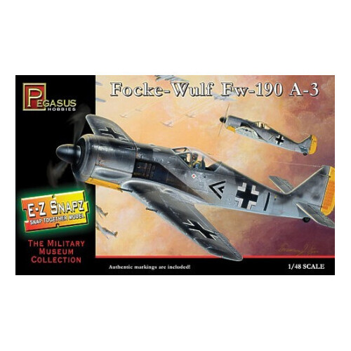 Pegasus 1/48 Focke Wulf Fw-190 A3, snap kit