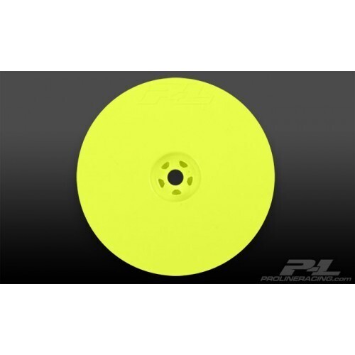 Proline 1/10 Velocity 2.2 Yellow 2wd Rear Buggy Wheel, 12mm Hex, 2pcs