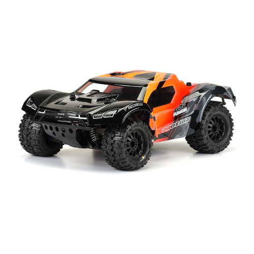 PRE-CUT MONSTER FUSION CLEAR BODY FOR SLASH WITH 2.8 TIRES - PR3498-17